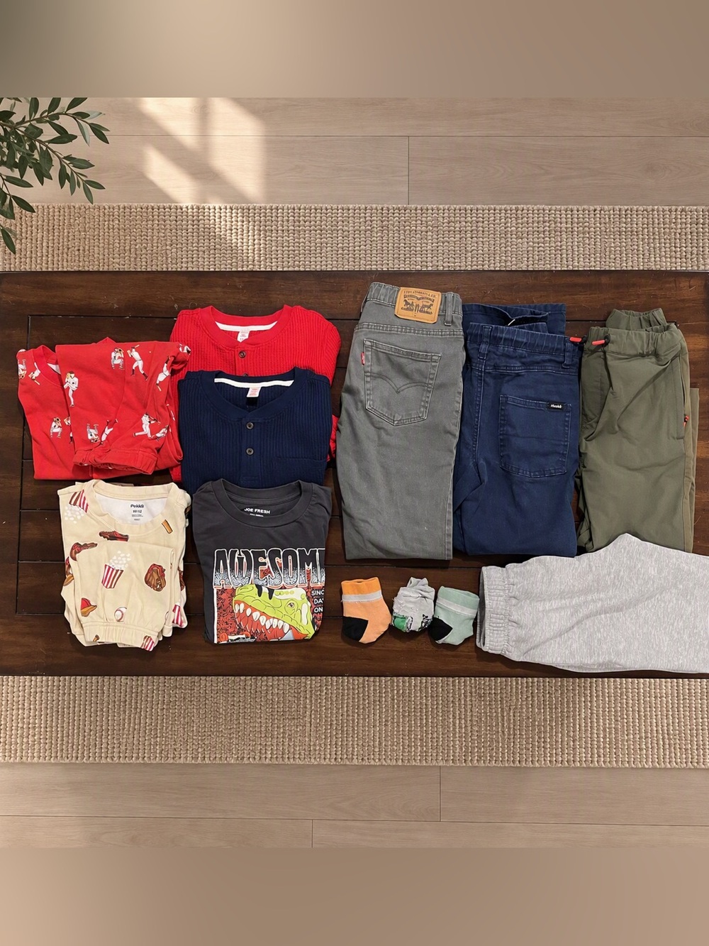 Clothing Bundle Lot Mixed Brands Levi’s Joe Fresh Pekkle Zara Size 10-12 Large